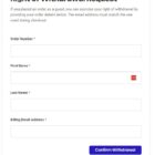 EU right of withdrawal guest request form with double opt-in for WooCommerce