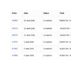 WooCommerce right of withdrawal button in customer account orders table